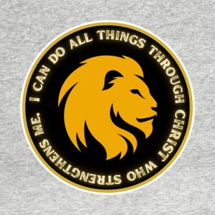 I Can Do All Things Through Christ PHI 4:13 T-Shirt